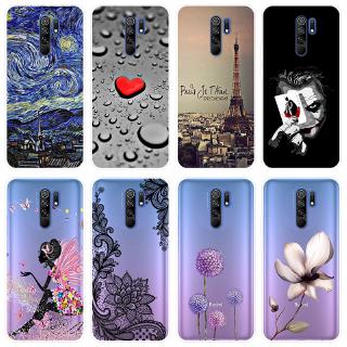 Ốp điện thoại TPU silicone mềm tranh hội họa cho XIAOMI REDMI9