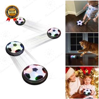 Kids Levitate Suspending Soccer Ball Air Cushion Floating Foam Football with LED Light Music Gliding Toys Soccer Toys Kids Gifts