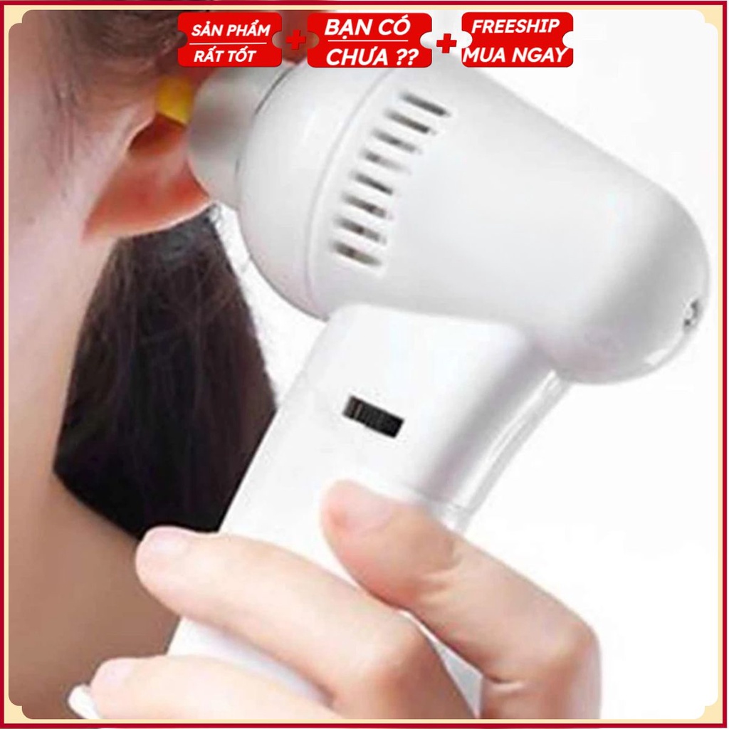 Máy Vệ Sinh Tai Gia Đình - Chạy Pin J8