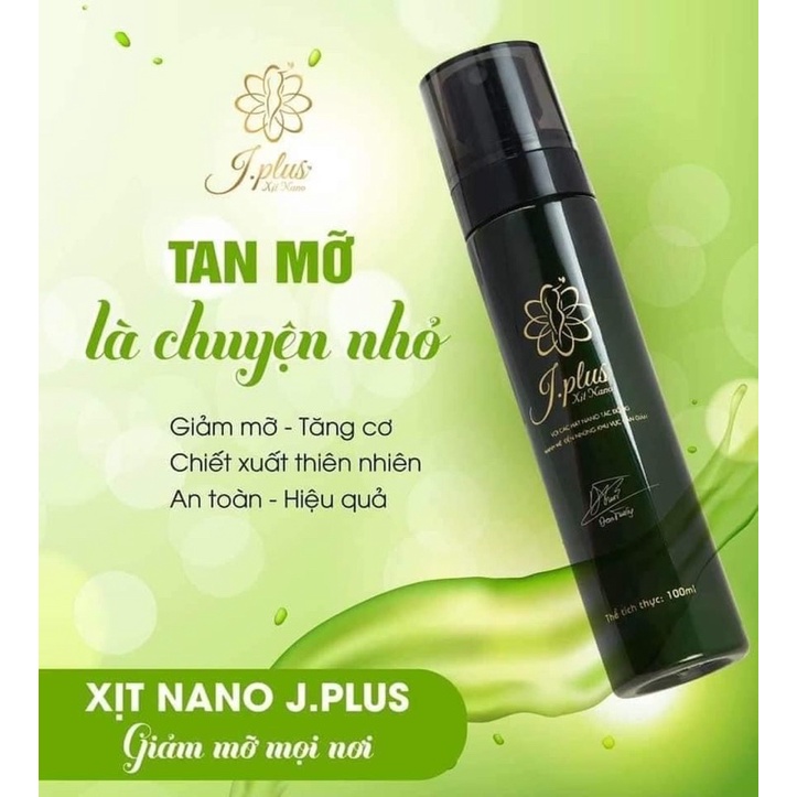 Xịt tan huỷ mỡ j.plus 100ml chính hãng