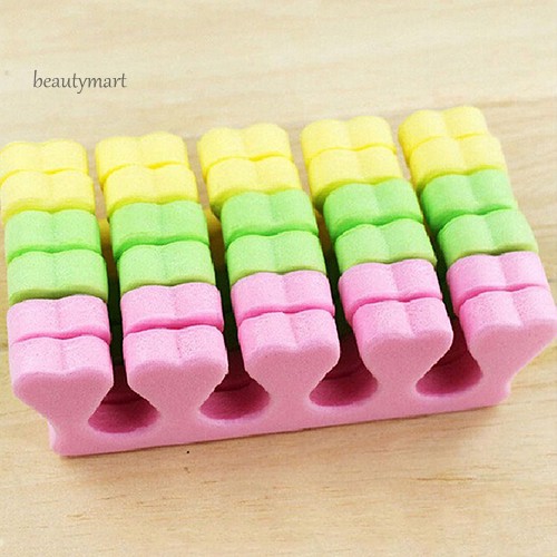 Bộ 10 miếng mút tách ngón tay/ngón chân hỗ trợ làm móng
