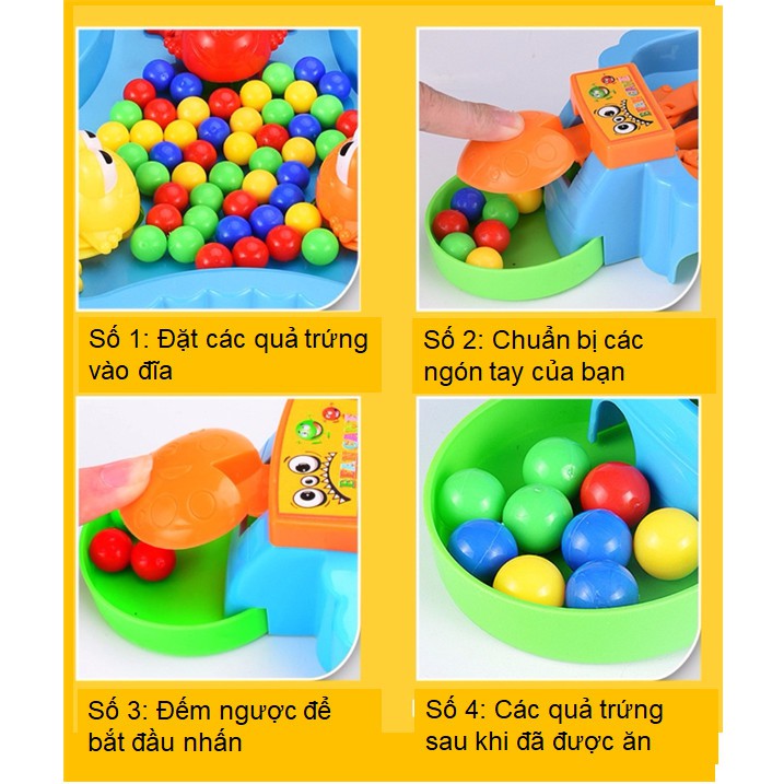 Trò chơi Ếch Ăn Hạt Đậu đối kháng giữa cha mẹ với các con Darling Store