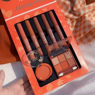 Set kiss beauty maple suit love me