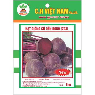 Hạt giống củ dền đỏ gói 5gam nhiều hạt