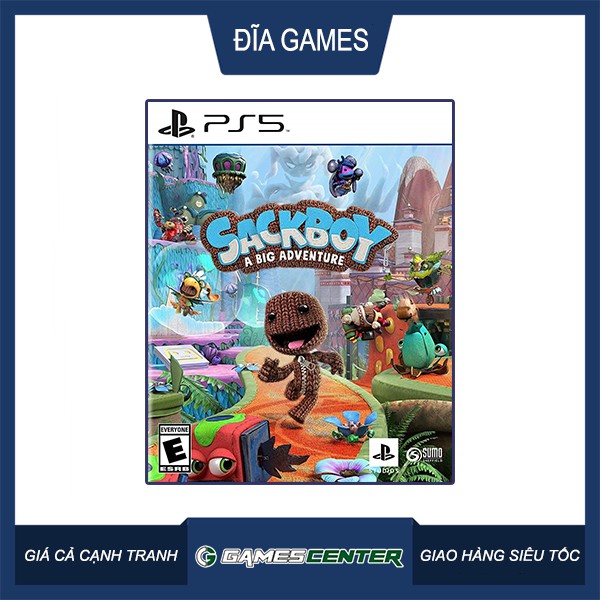 Đĩa game PS5 Sackboy A Big Adventure