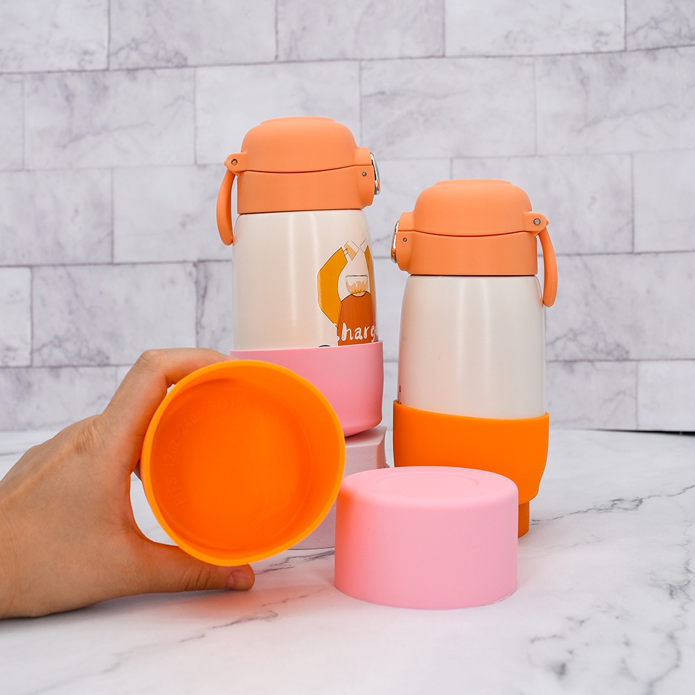 Bọc Silicon Chống Trượt Cho Bình Nước BQ-12 7.5cm 9cm