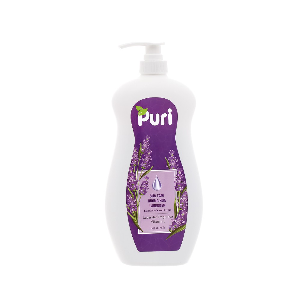 Sữa tắm Puri hương hoa Lavender 1kg/chai