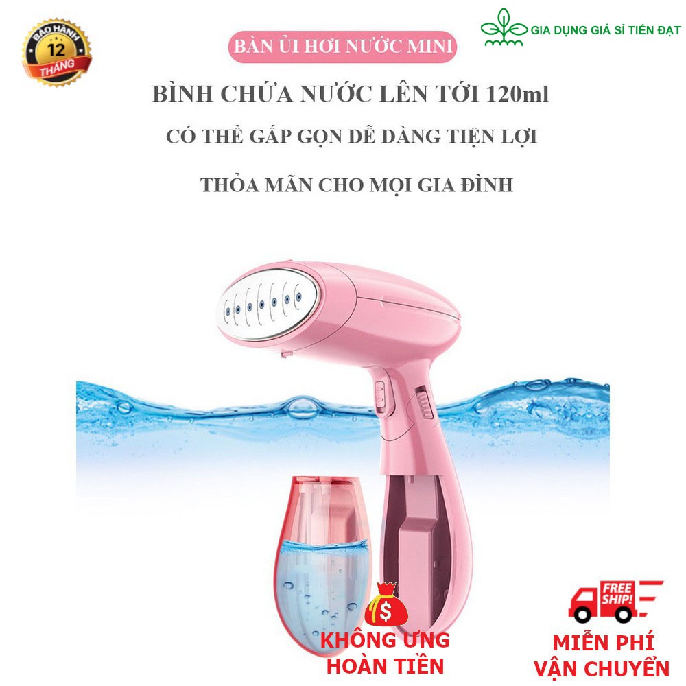 Bàn là hơi nước Sokany 1500W 130ml cầm tay mang du lịch gọn nhẹ - bảo hành 12 tháng