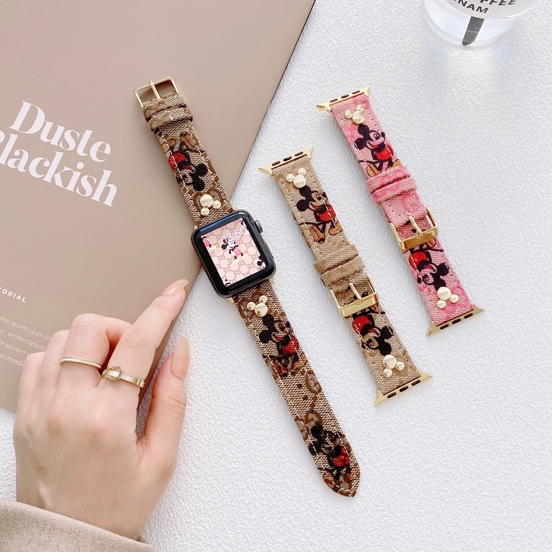 Hoạt Hình Dây Đeo Đồng Hồ apple watch 42mm 38mm 44mm 40mm 41mm 45mm iwatch 7 6 se 5 4 3 2 1