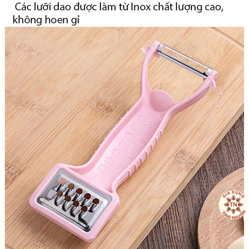 Dao bào nhỏ,sợi, dao nạo rau củ quả Siêu Hót [DAO BÀO NHỎ 2 ĐẦU]