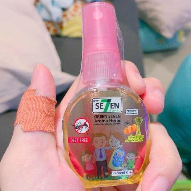 XỊT CHỐNG MUỖI VÀ CÔN TRÙNG SE7VEN 30ML THÁI LAN CHÍNH HÃNG - 9096