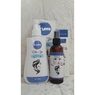 Dầu gội và serum kích mọc tóc ylang