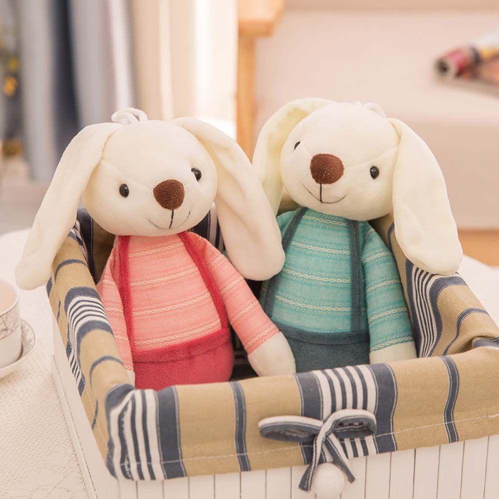 Thỏ Nhồi Bông Chất Liệu Cotton Trang Trí Nhà Cửa