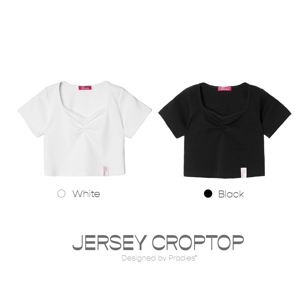 Áo croptop Jersey