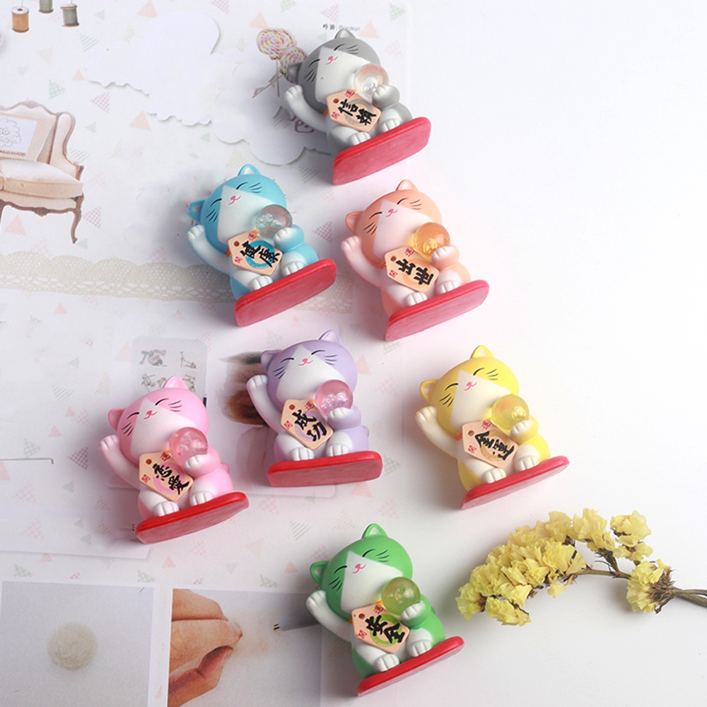 EPOCH Đồ trang trí Mèo May Mắn 3d Trang Trí Đáng Yêu