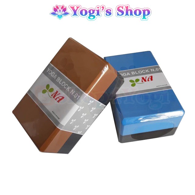 Gạch Tập Yoga NA | Block Dày 10cm (23.5x15.5x10.5 cm), Nhiều màu