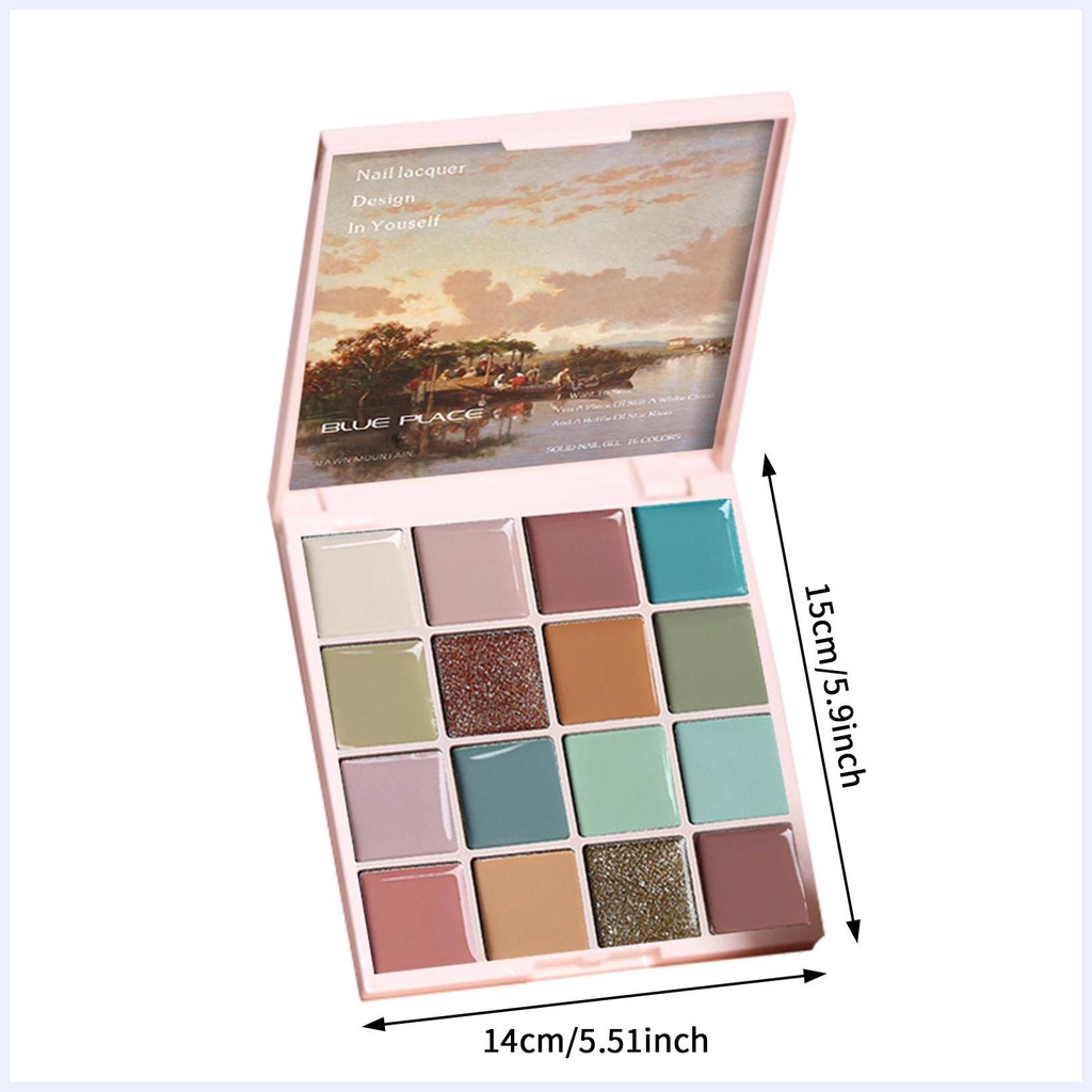 Bảng Gel Sơn Móng Tay 16 Màu Tự Chọn