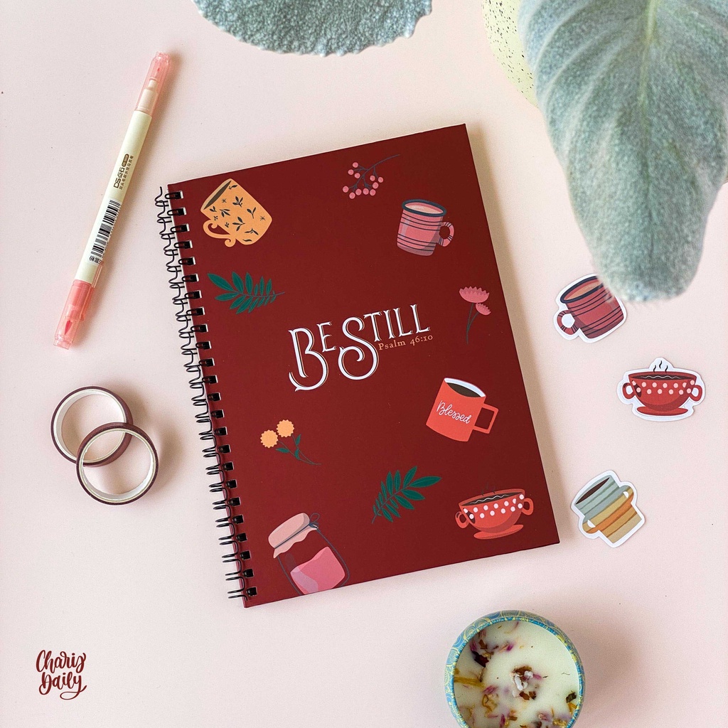 Be Still - Sổ Lò Xo & Sticker - Charisdaily