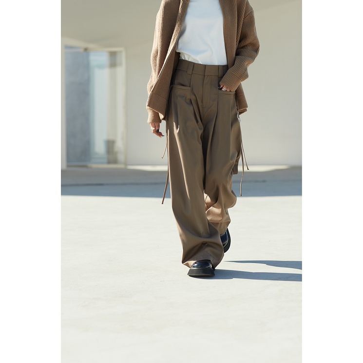 Quần dài ZHELIHANGFEI ống rộng thời trang mùa hè dành cho nữ