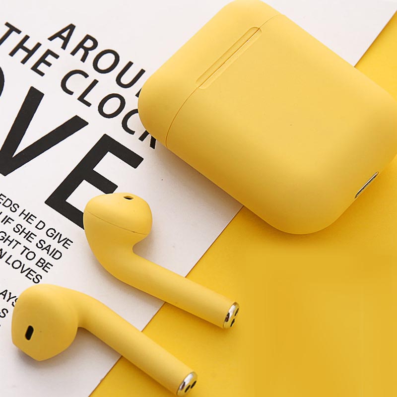 Tai nghe buletooth  i12 - TAI NGHE TWS true wireless SIÊU  BASS KÈM MIC NÓI - TAI NGHE BLUETOOTH THỂ THAO