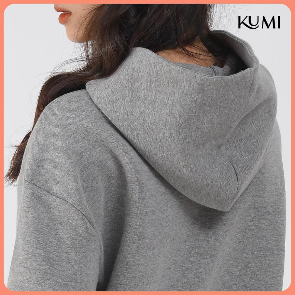 Áo Hoodie Nữ Dài Tay Có Mũ Chất Nỉ Bông Cao Cấp Kumi, Áo Nỉ Nữ Basic Có Mũ Thời Trang Trẻ Trung Năng Động | BigBuy360 - bigbuy360.vn