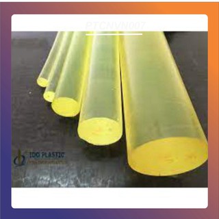 NHỰA PU CÂY TRÒN/PU ĐẶC CHỊU MÀI MÒN POLYURETHANE ĐỦ CÁC ĐƯỜNG KÍNH,CHIỀU DÀI CÂY 500mm Giá Rẻ PTCNVN007