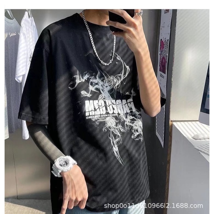 Áo Phông Unisex - Áo Thun Form Rộng PAREU Loang Màu Đậm Chất Hàn Quốc - Thời Trang Nam Nữ 100% Chất Cotton