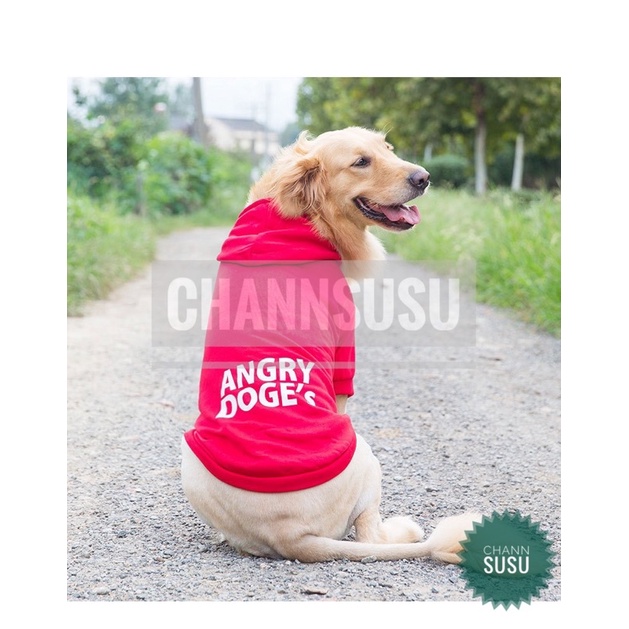 ÁO CHÓ TO - Áo nỉ hoodie thể thao phong cách cho chó to áo big size cho chó to thú cưng