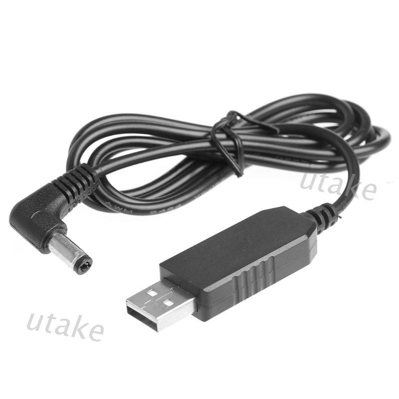 Dây Cáp Tăng Áp 90 Độ Usb 5v Sang 24v 250ma 5.5x2.1mm