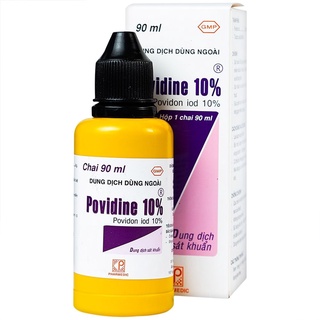 Dung dịch sát khuẩn, sát trùng Povidone Chai/100ml