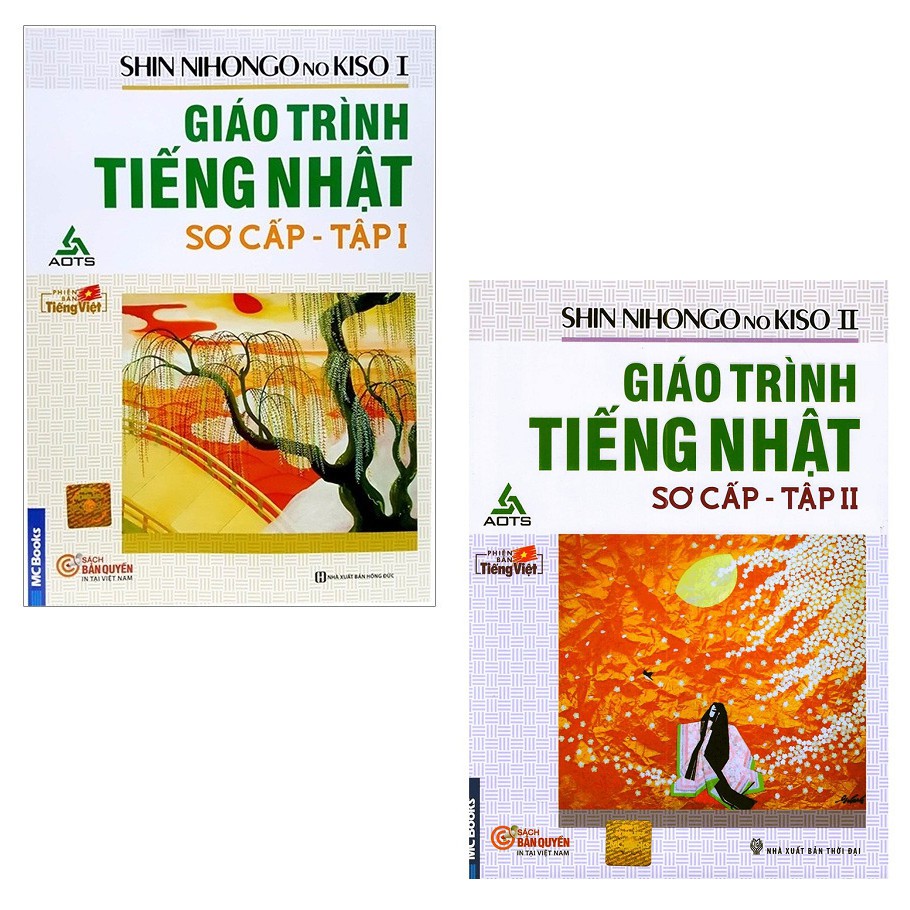 Sách MCBooks - Combo Giáo Trình Tiếng Nhật Sơ Cấp (Tập 1 + Tập 2)