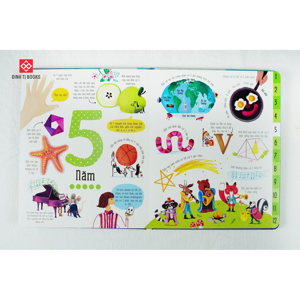 SÁCH - Big Book of numbers - Cuốn sách khổng lồ về các con số