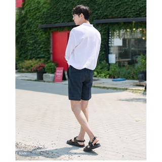 Sơ mi Cổ trụ Style Hàn Quốc Unisex