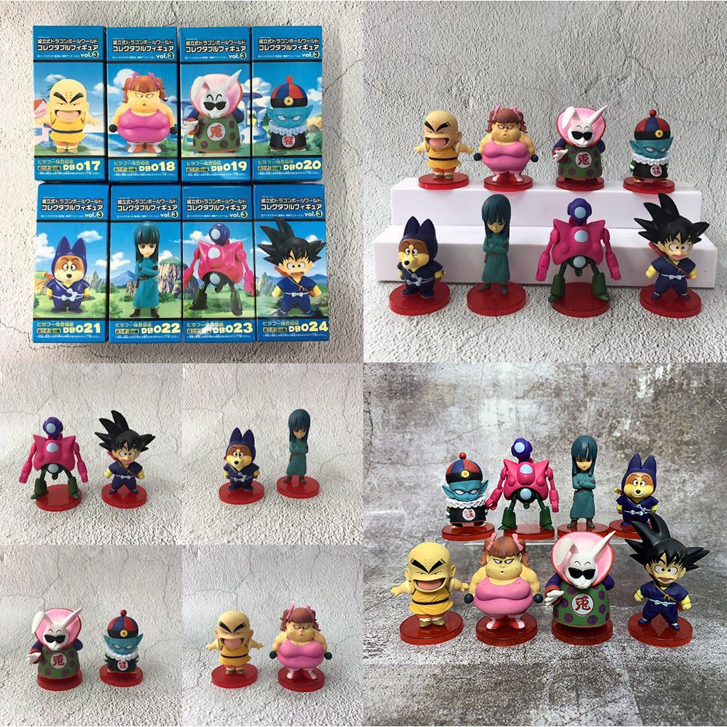 Mô hình Dragon Ball - 21 Nhân Vật Chibi Siêu Đẹp, Set 8 và 6 Dragonball