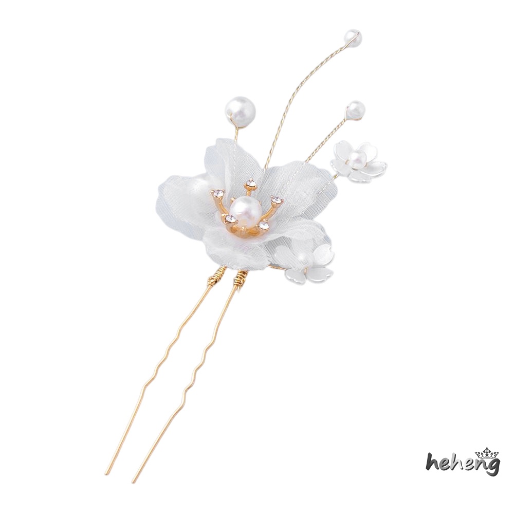 Set 2 Kẹp Tóc Hình Chữ U Chống Trượt Không Gây Dị Ứng