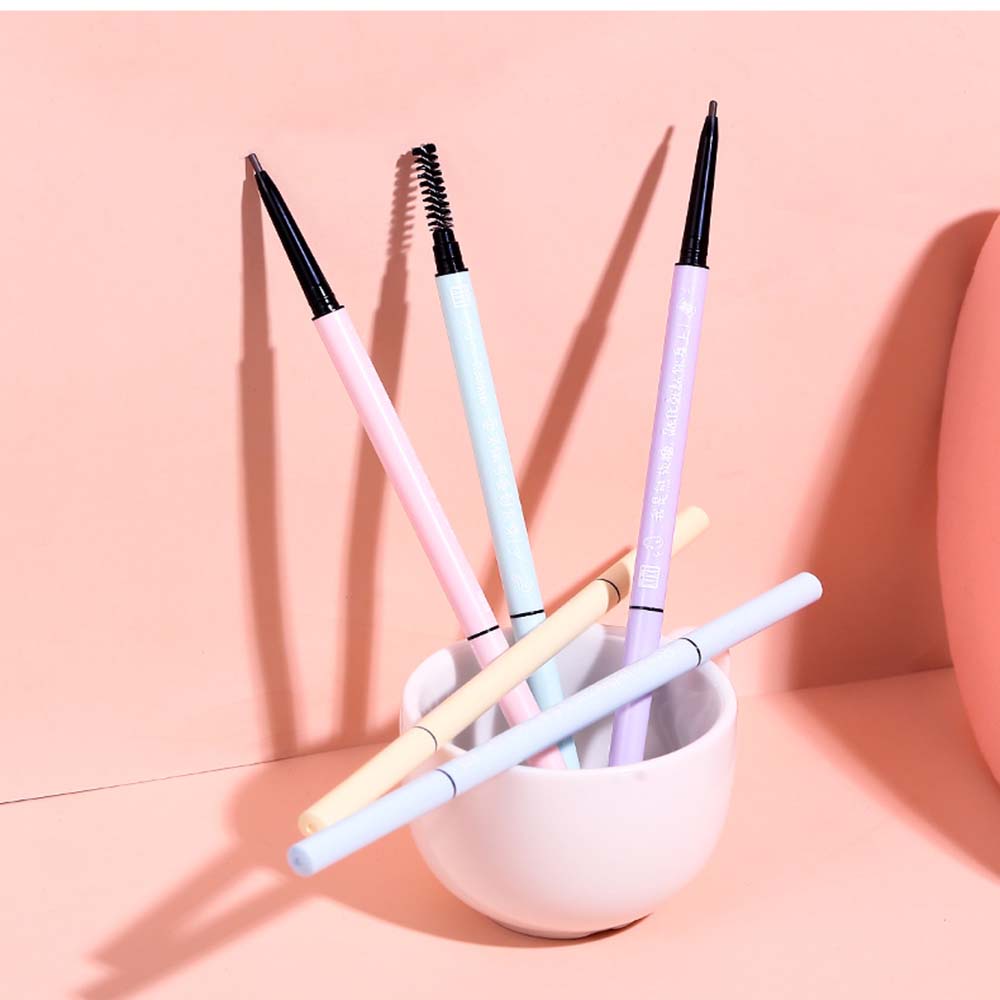 [Hàng mới về] Bút chì kẻ lông mày XIXI hai đầu có đầu cọ chải nhiều màu sắc tùy chọn lâu trôi chống thấm nước