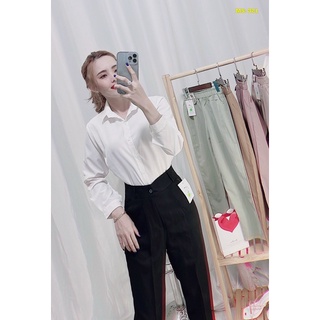 Quần baggy nữ lưng cao cạp bèo.