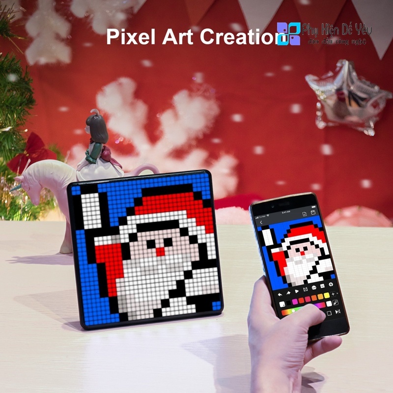 Màn hình Pixel Art LED Divoom Pixoo Max [CHÍNH HÃNG PHÂN PHỐI VN, BẢO HÀNH 12 THÁNG]