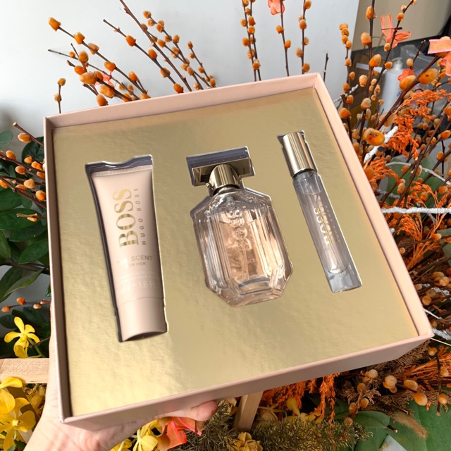 Set Nước hoa Nữ Hugo Boss The Scent For Her 3 món