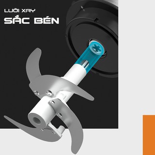 Máy xay thịt, xay rau - củ - quả đa năng cối inox 304 4 Lưỡi Đa Năng, Công suất 250W - BẢO HÀNH 3 THÁNG
