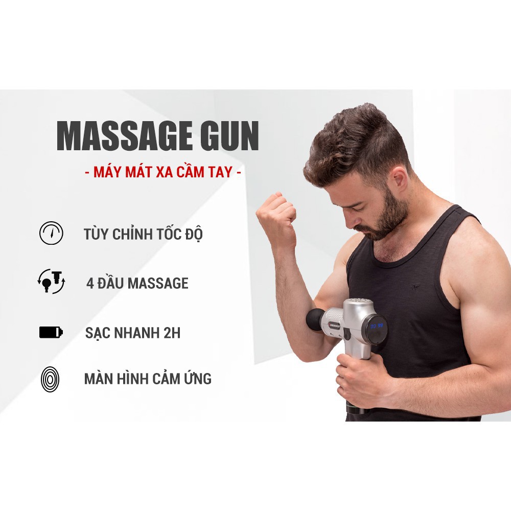 Súng Massage Cầm Tay, Dụng Cụ Massage  SK006.1 Bảo Hành 12 Tháng