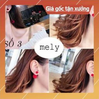 [FREESHIP] Bông tai hàn quốc dáng dài màu bạc nhiều kiểu tinh tế sang trọng - Mely 504