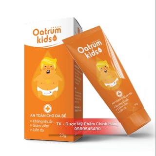 Gel Bôi Oatrum Kids - Hăm, Tràm Sữa, Mụn Nhọt, Rôm Sẩy Trẻ Sơ Sinh - 20g