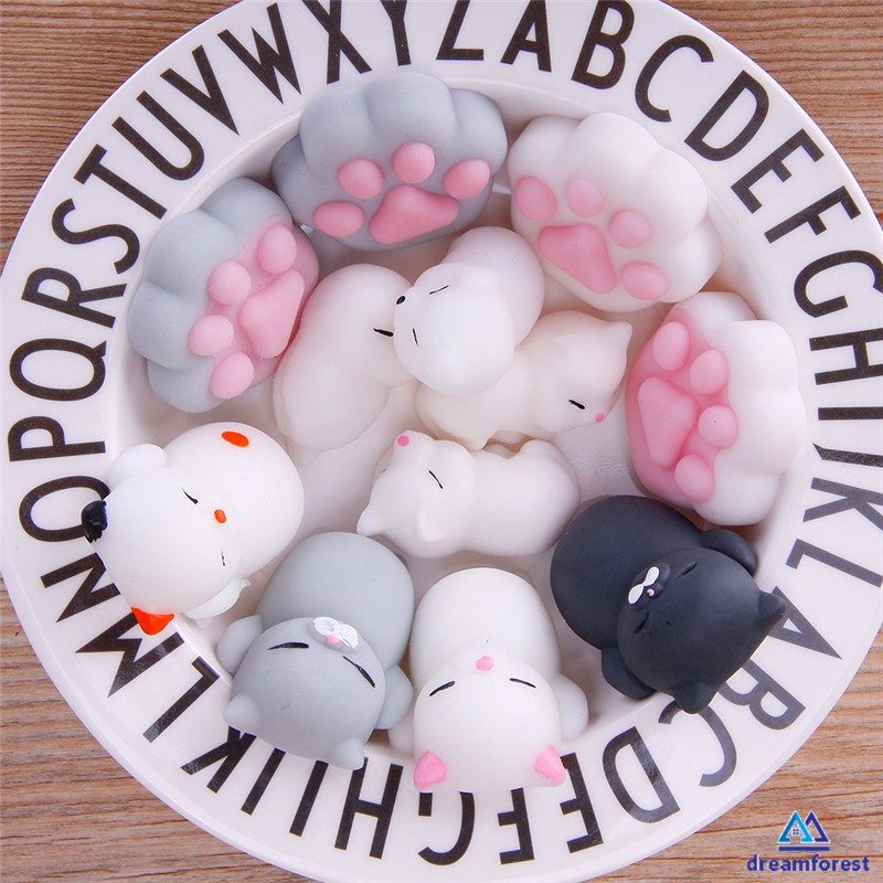 Đồ Chơi Hình Động Vật Dễ Thương Con Dấu Vỏ Bánh Mì Nhỏ Thông Hơi Giảm Áp Lực Và pinch SJHY0317 JP5VN