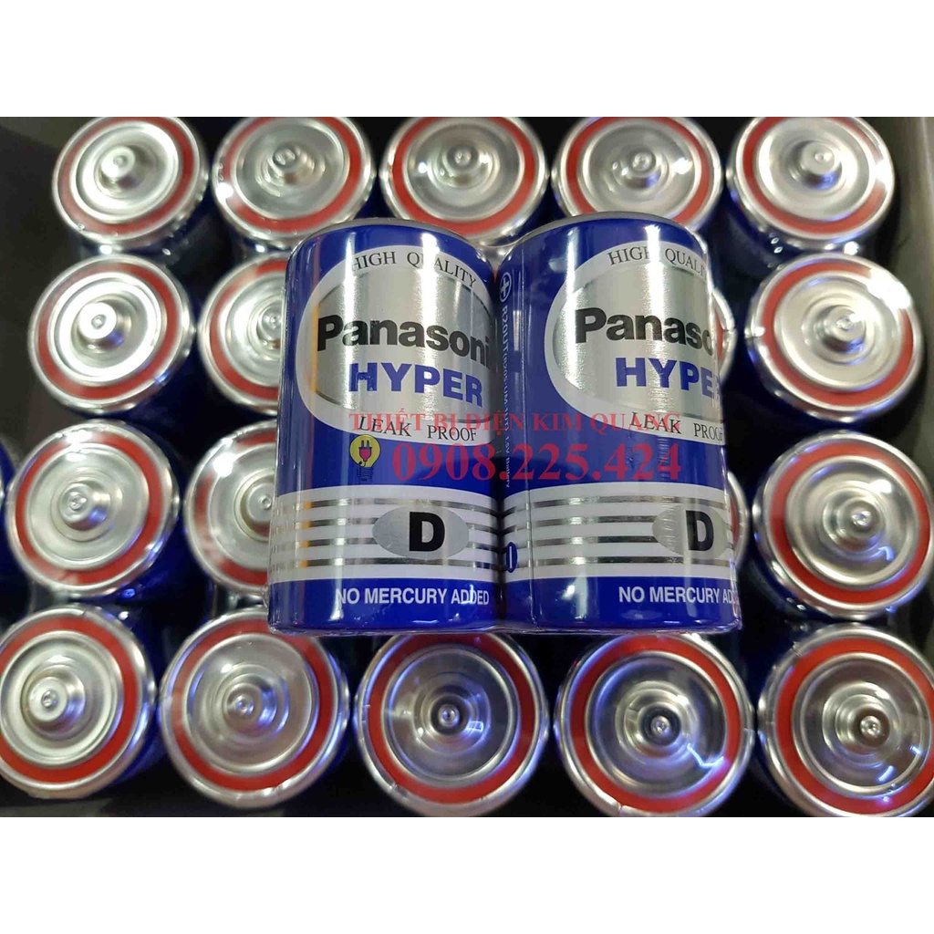 Hộp 24 viên Pin Trung C/ Pin Đại D Panasonic R14UT/2S/R20UT/2S hàng Chính Hãng