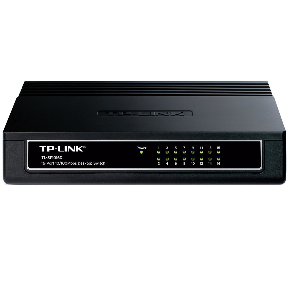 Switch Chia Tín Hiệu Để Bàn 16 Cổng 10/100Mbps TP-Link TL-SF1016D - Phân Phối Chính Hãng