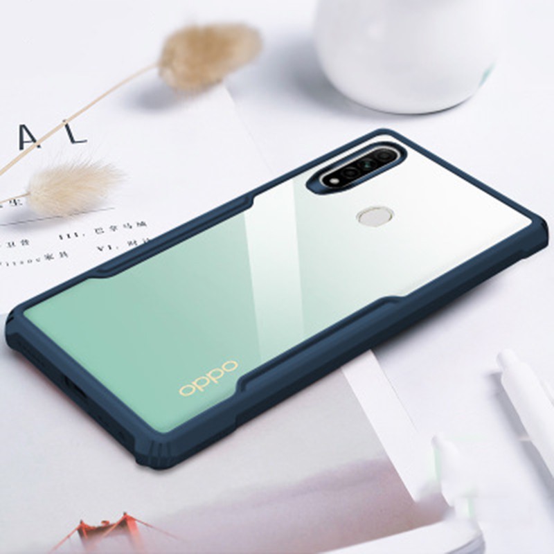 Ốp Điện Thoại Trong Suốt Chống Sốc Cho Oppo A92 A72 A52 A91 A31 A8 A12 A9 A5 2020 A7 Reno 3 Pro 2 2Z 2F