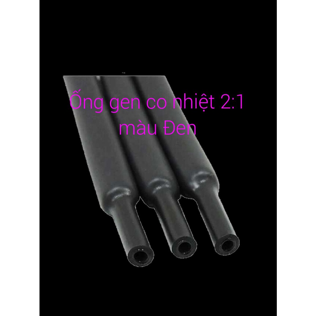 Combo 10 mét ống gen co nhiệt 6 kích cỡ trung bình. 5 mét phi 8 và phi 10 12162025 mỗi loại 1m.