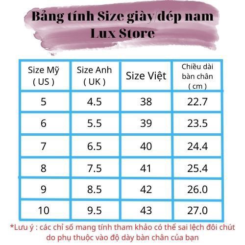 Dép nam quai da cao cấp, dép xăng đan quai ngang FULL BOX - LUX STORE