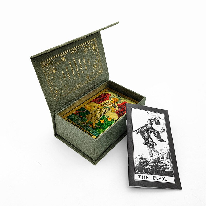 Bộ bài Gold foil Tarot The Fool phiên bản Cao Cấp